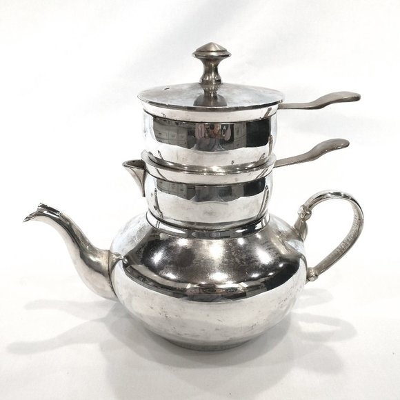 Restoration Hardware Kitchen Raj Silverplate British Empire Stacking